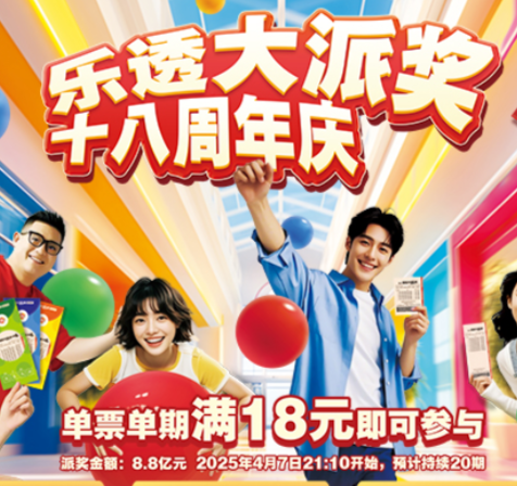 关于开展2025年超级大乐透派奖活动的公告